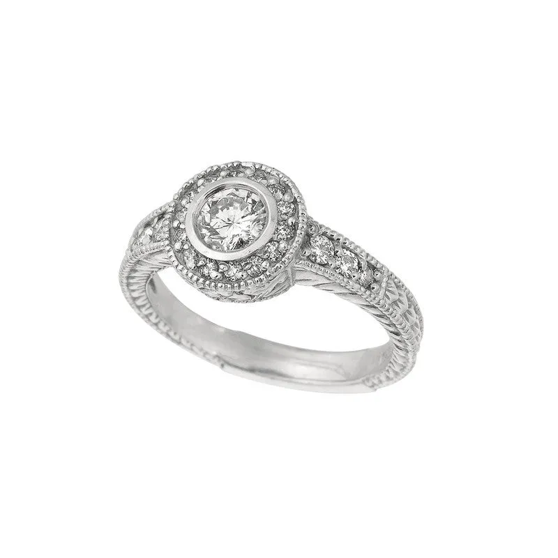 DIAMOND BEZEL RING 14K YELLOW GOLD 14K GOLD (0.8 CTW)
