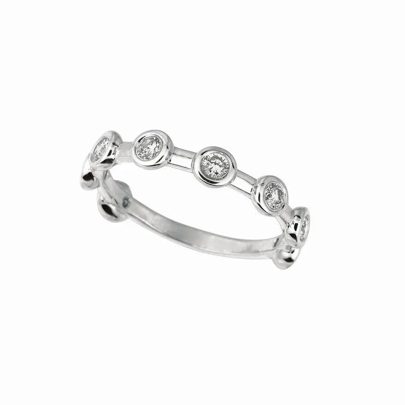 DIAMOND BEZEL SET RING 14K GOLD (0.5 CTW) 3