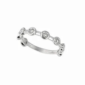 DIAMOND BEZEL SET RING 14K GOLD (0.5 CTW) 3