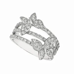 DIAMOND BUTTERFLY RING 14K GOLD (0.75 CTW)