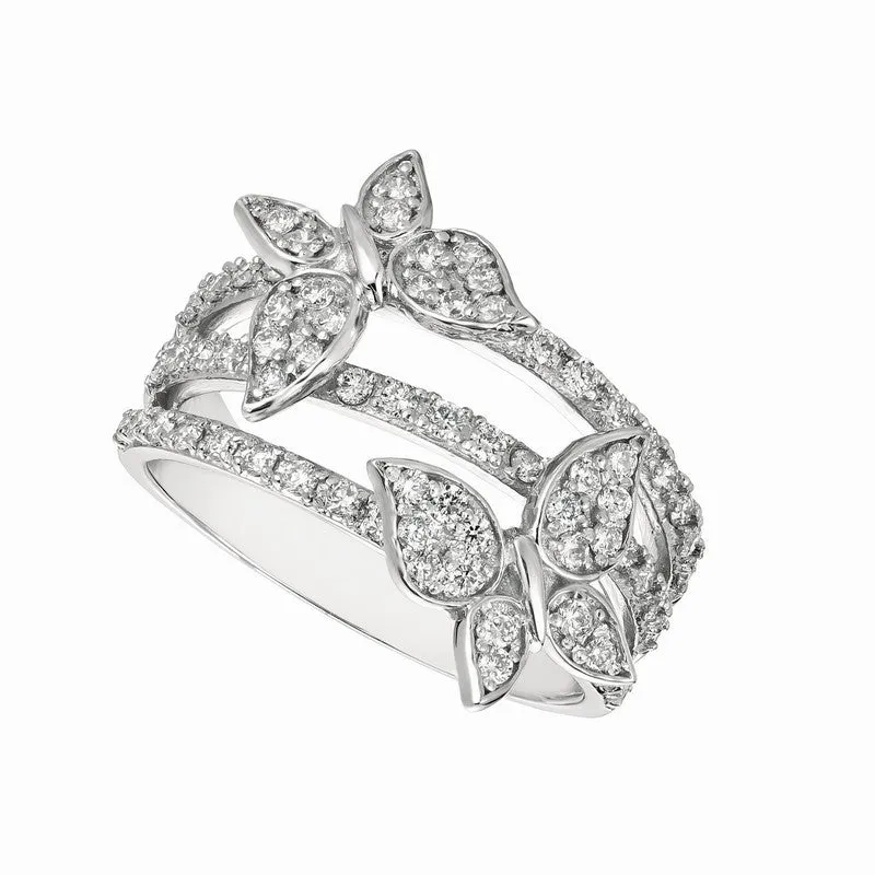 DIAMOND BUTTERFLY RING 14K GOLD (0.75 CTW)