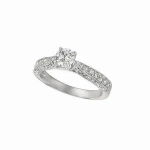 DIAMOND ENGAGEM ENT RING 14K GOLD (1.01 CTW)