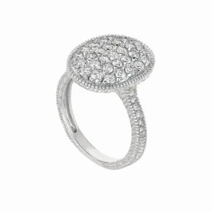 DIAMOND OVAL SHAPE RING 14K GOLD (1.5 CTW)