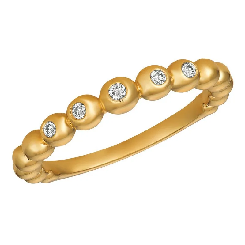 DIAMOND RING 14K GOLD (0.1 CTW) 3