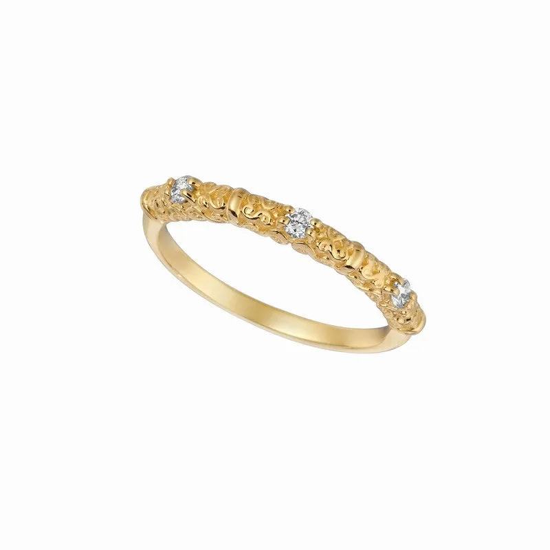 DIAMOND RING 14K GOLD (0.12 CTW)