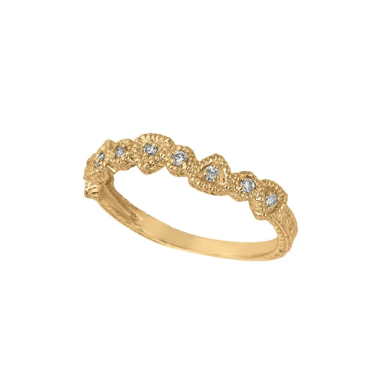 DIAMOND RING 14K GOLD (0.15 CTW) 4
