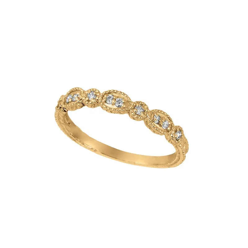DIAMOND RING 14K GOLD (0.15 CTW) 5