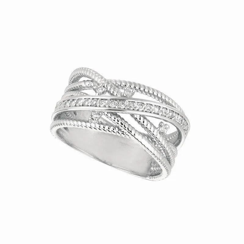 DIAMOND RING 14K GOLD (0.26 CTW) R6893WD