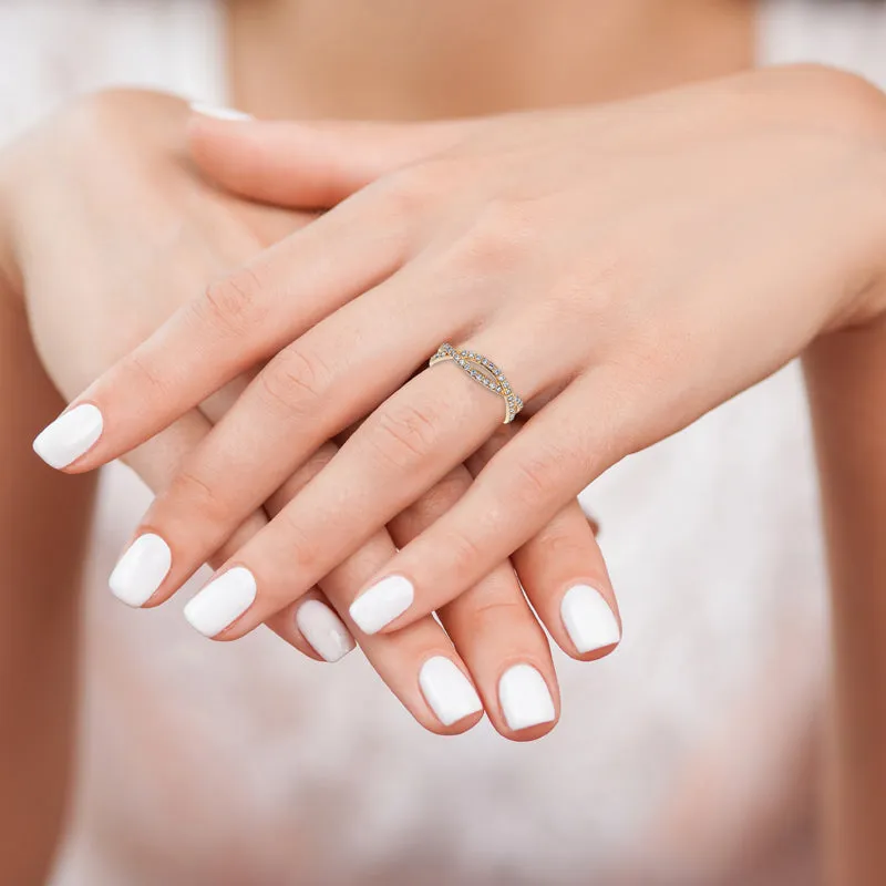 DIAMOND RING 14K GOLD (0.32 CTW)
