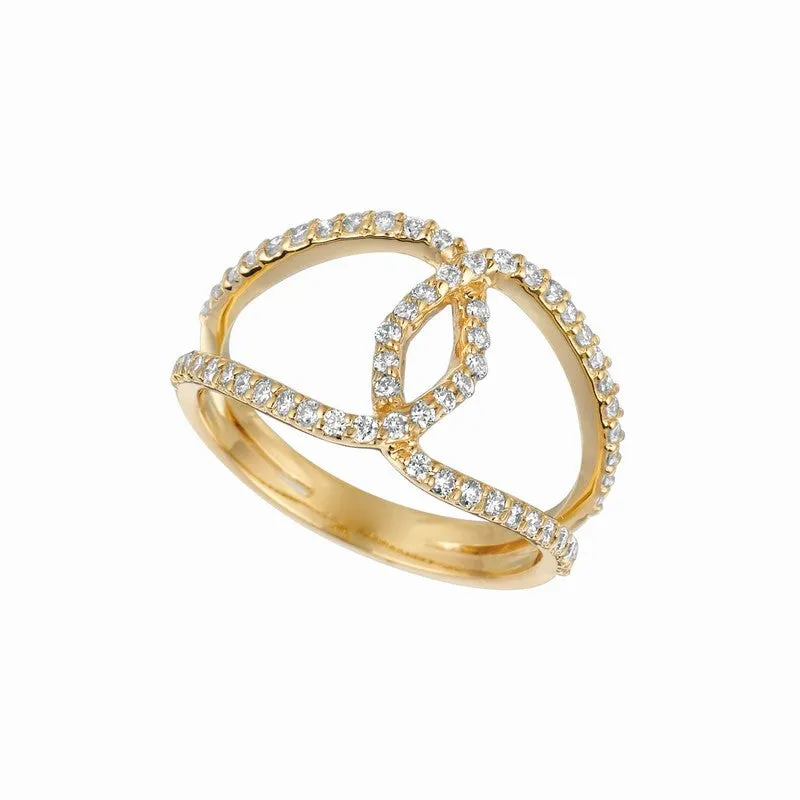 DIAMOND RING 14K GOLD (0.45 CTW)