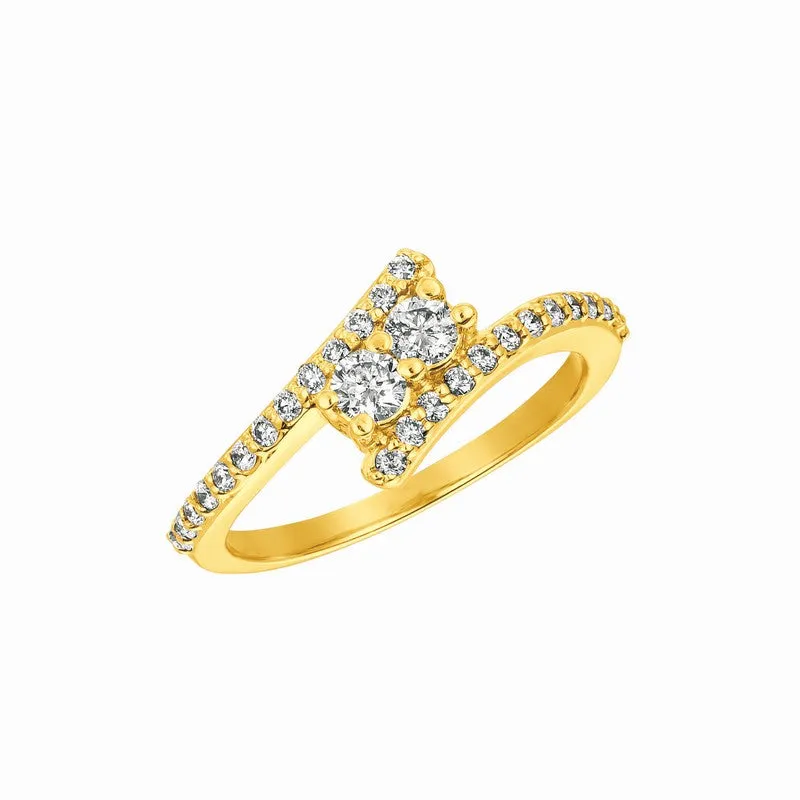 DIAMOND RING 14K GOLD (0.5 CTW) 12