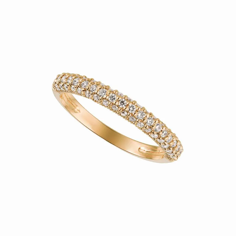 DIAMOND RING 14K GOLD (0.5 CTW) 7