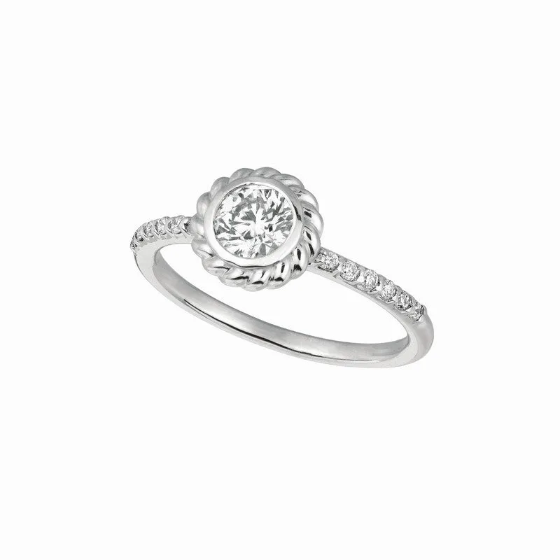 DIAMOND RING 14K GOLD (0.61 CTW) R6787WDR6787WD