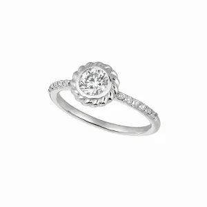 DIAMOND RING 14K GOLD (0.61 CTW) R6787WDR6787WD
