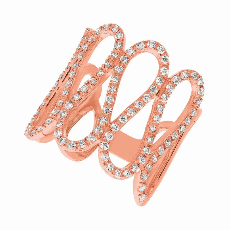 DIAMOND RING 14K GOLD (0.78 CTW)