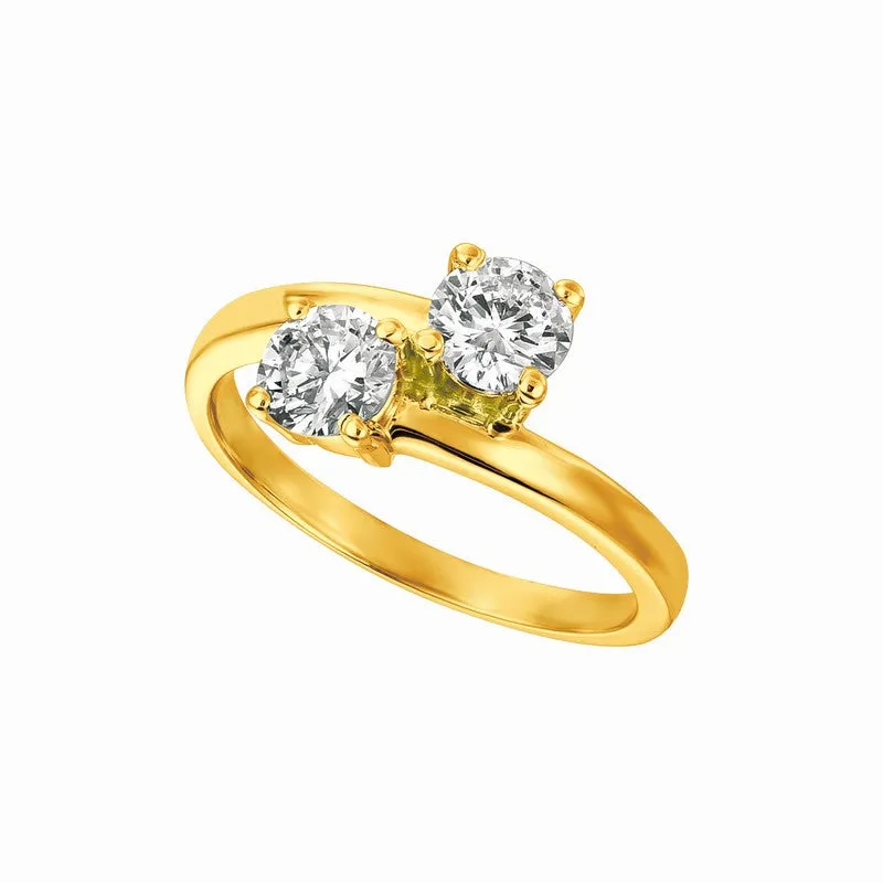 DIAMOND RING 14K GOLD (1 CTW) 8