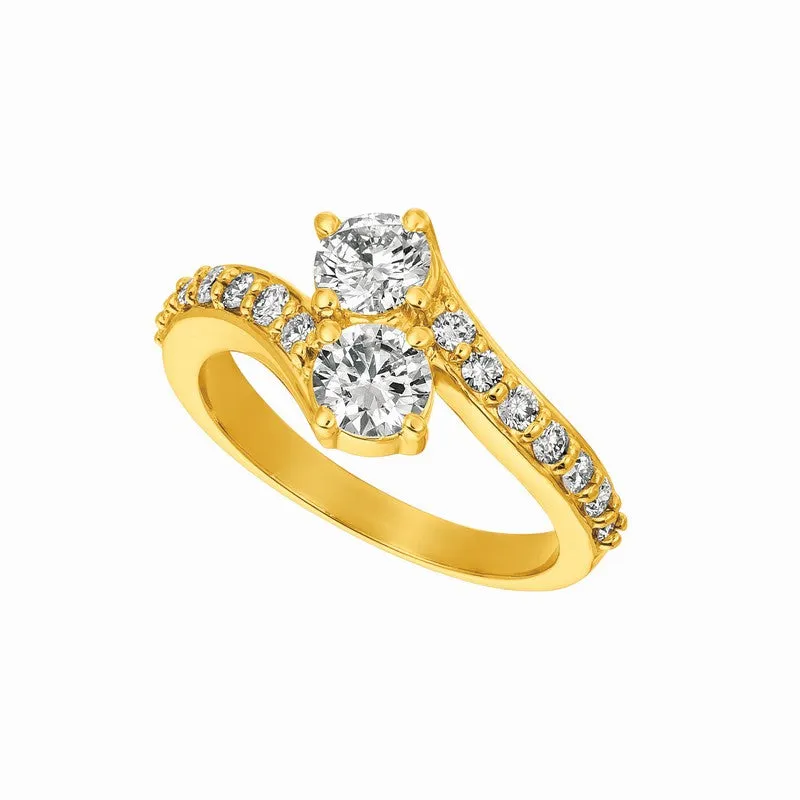 DIAMOND RING 14K GOLD (1.5 CTW) 1
