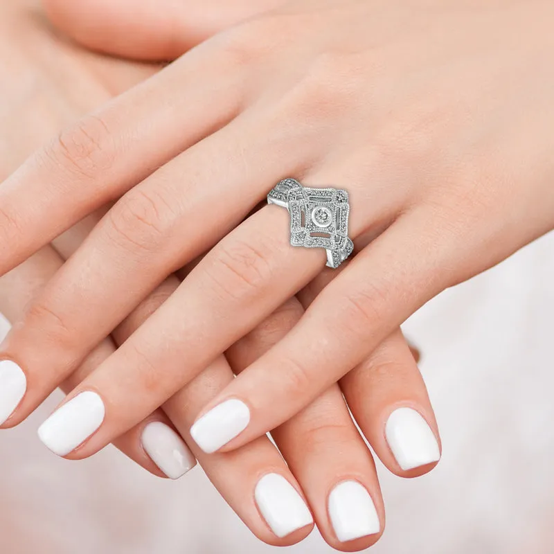 DIAMOND RING 14K OLD (0.54 CTW)