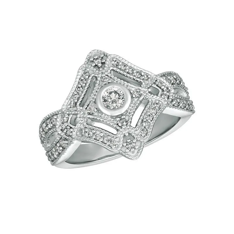 DIAMOND RING 14K OLD (0.54 CTW)