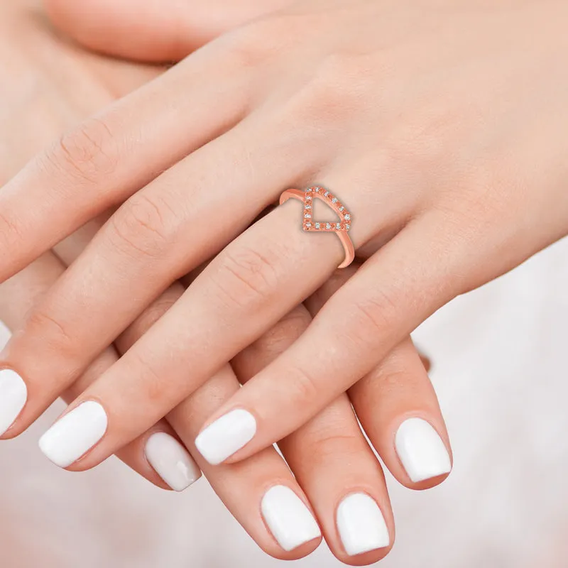 DIAMOND-SHAPE DIAMOND RING 14K GOLD (0.11 CTW)