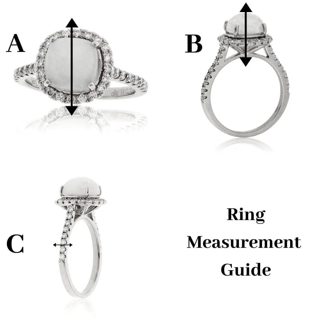 Diamond Snowflake Bypass Ring
