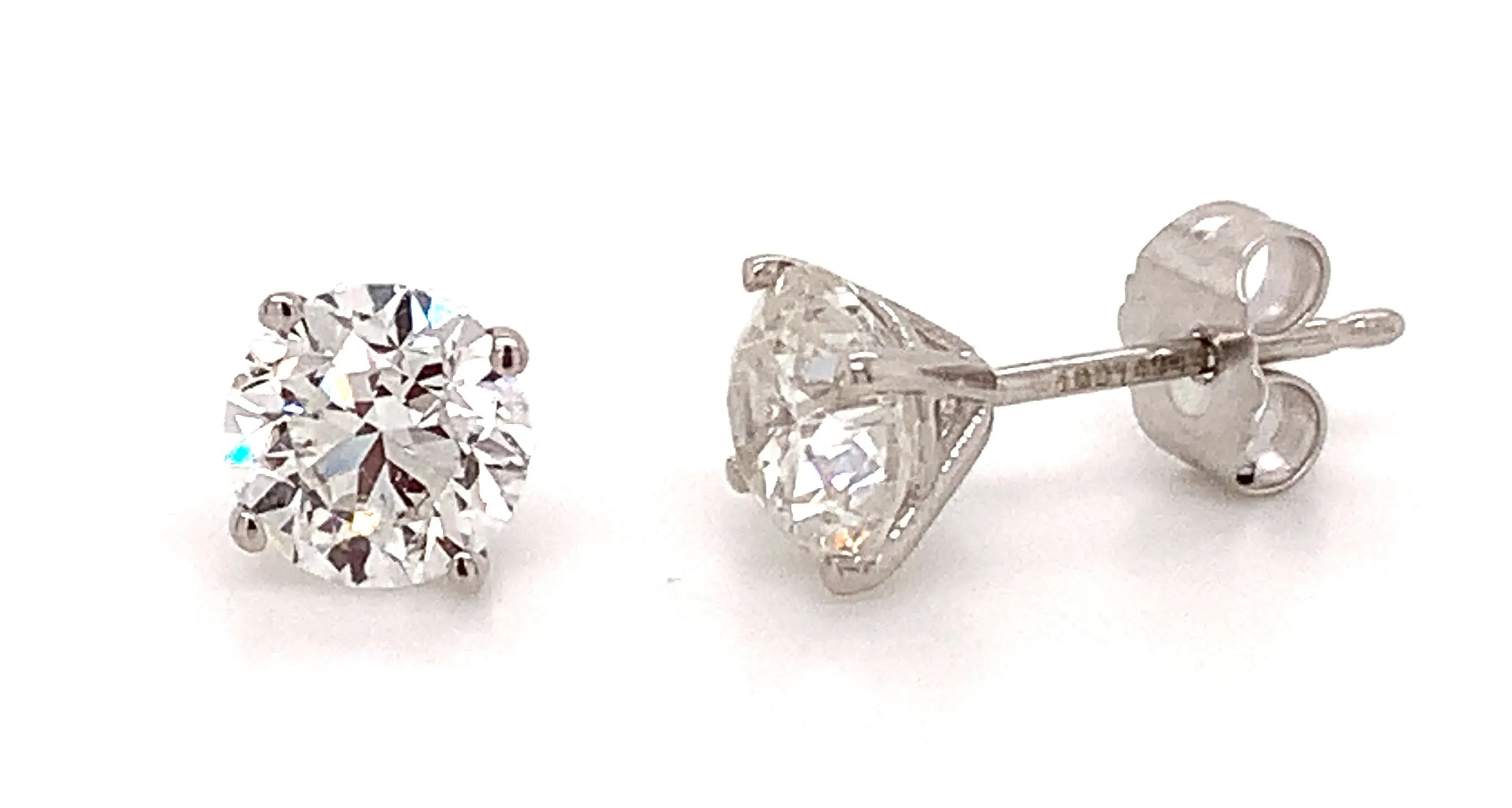 Diamond Stud Certified Earrings 1.64cts