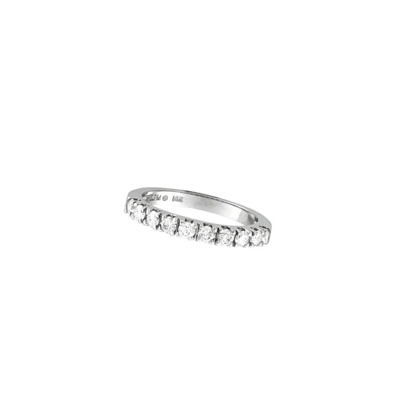 DIAMOND WEDDING BAND RING 14K GOLD (0.57 CTW)