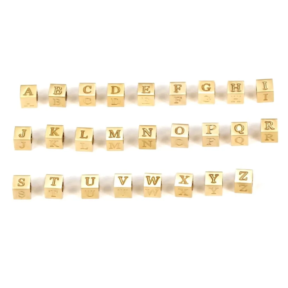 Dice Letters Necklace