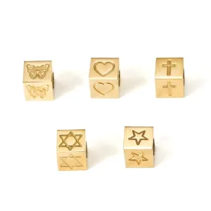 Dice Letters Necklace