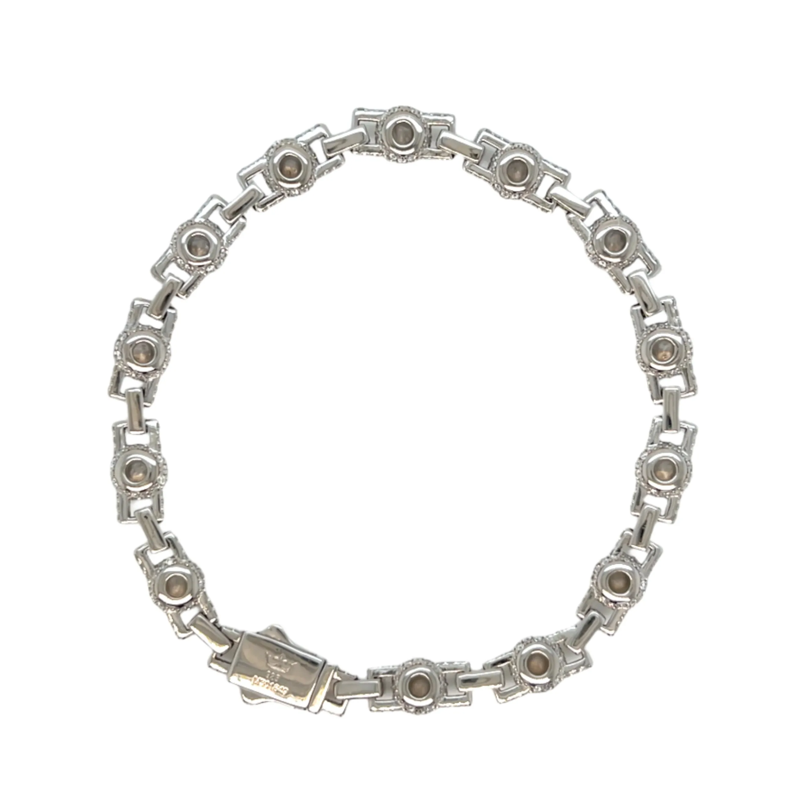 Disco Beads Lab-Created Moissanite 7mm Bracelet - M301849