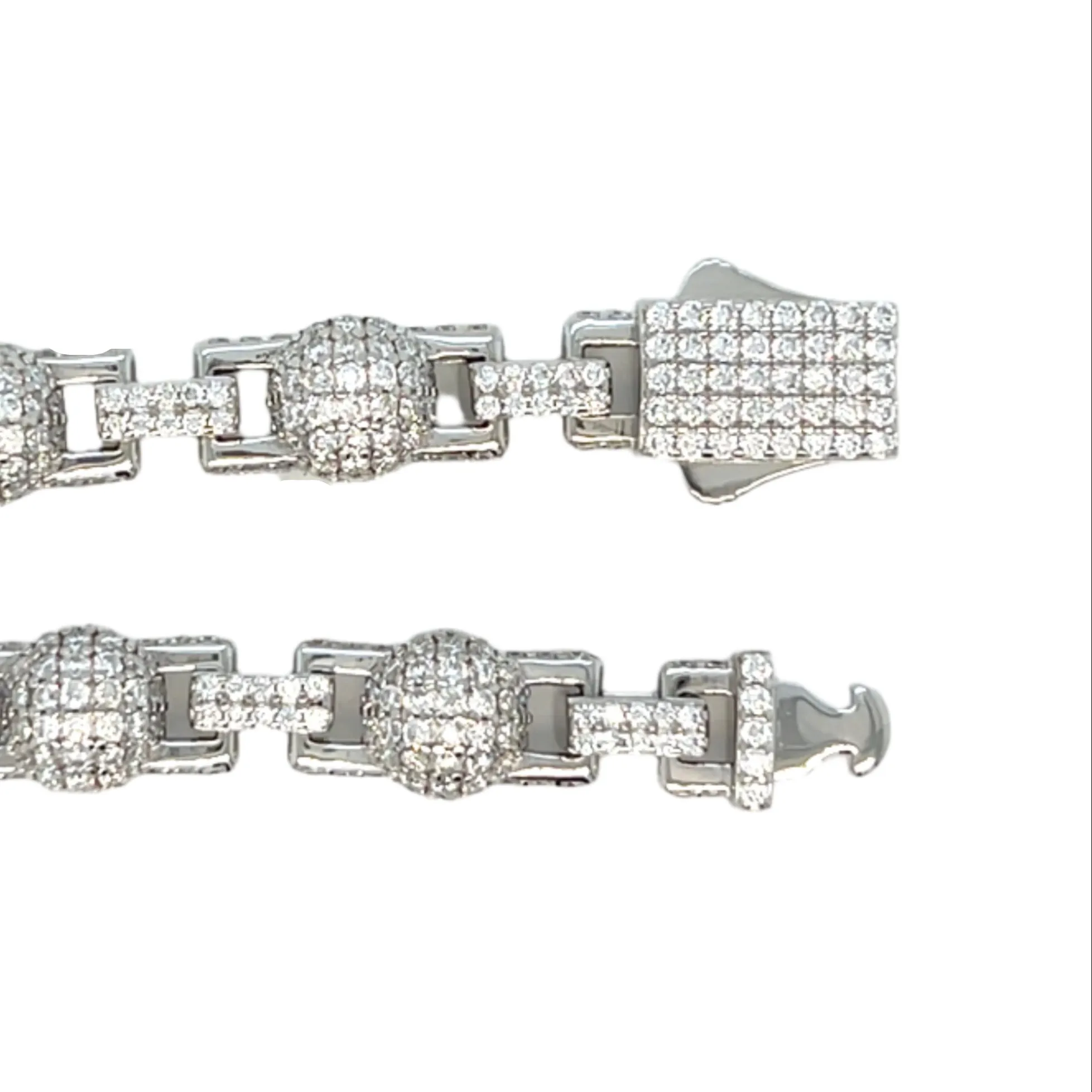 Disco Beads Lab-Created Moissanite 7mm Bracelet - M301849