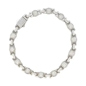 Disco Beads Lab-Created Moissanite 7mm Bracelet - M301849
