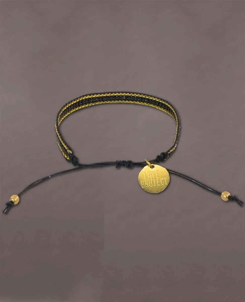 Diwali Bracelet Skinny Dark Black