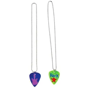 DIY Guitar Pick Necklaces (12 Pack)