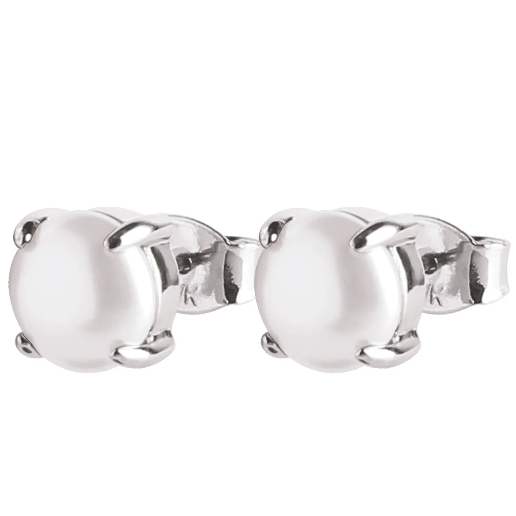 Dyrberg Kern Mitzi Silver Earrings - Pearl