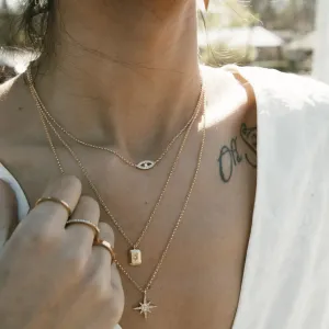 Eldridge Street Evil Eye Necklace