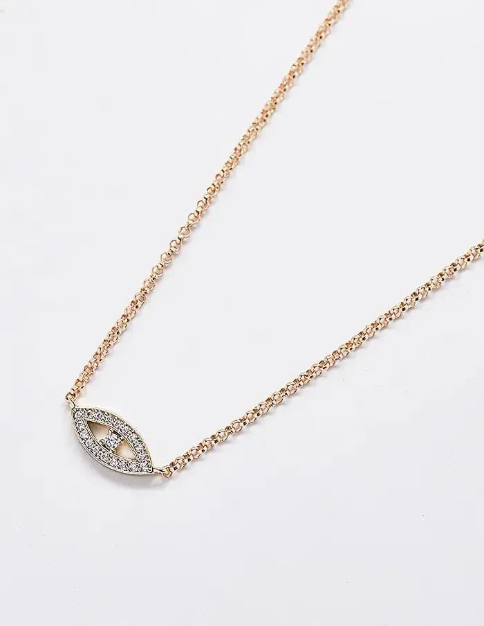 Eldridge Street Evil Eye Necklace