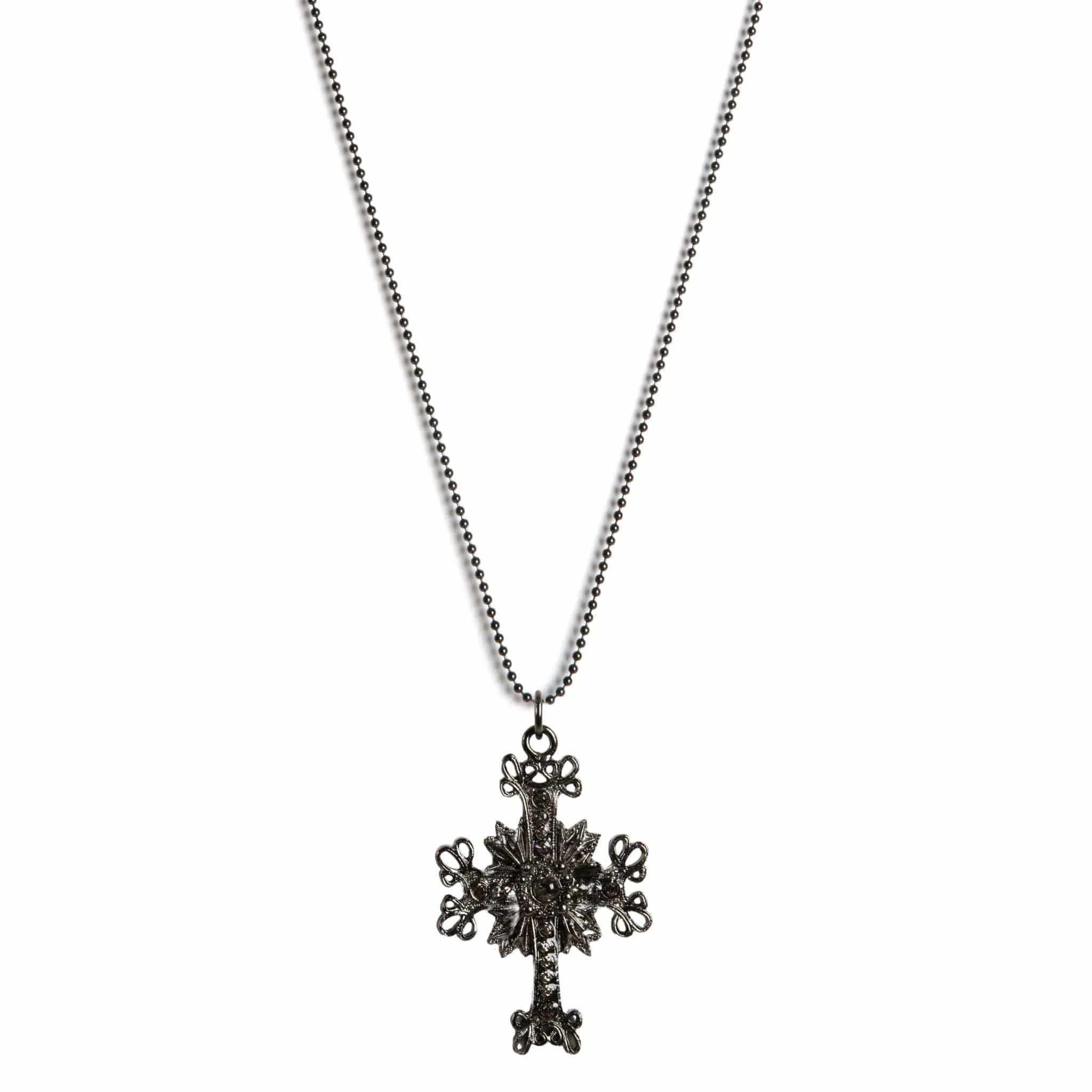 Electra Cross Charm Necklace
