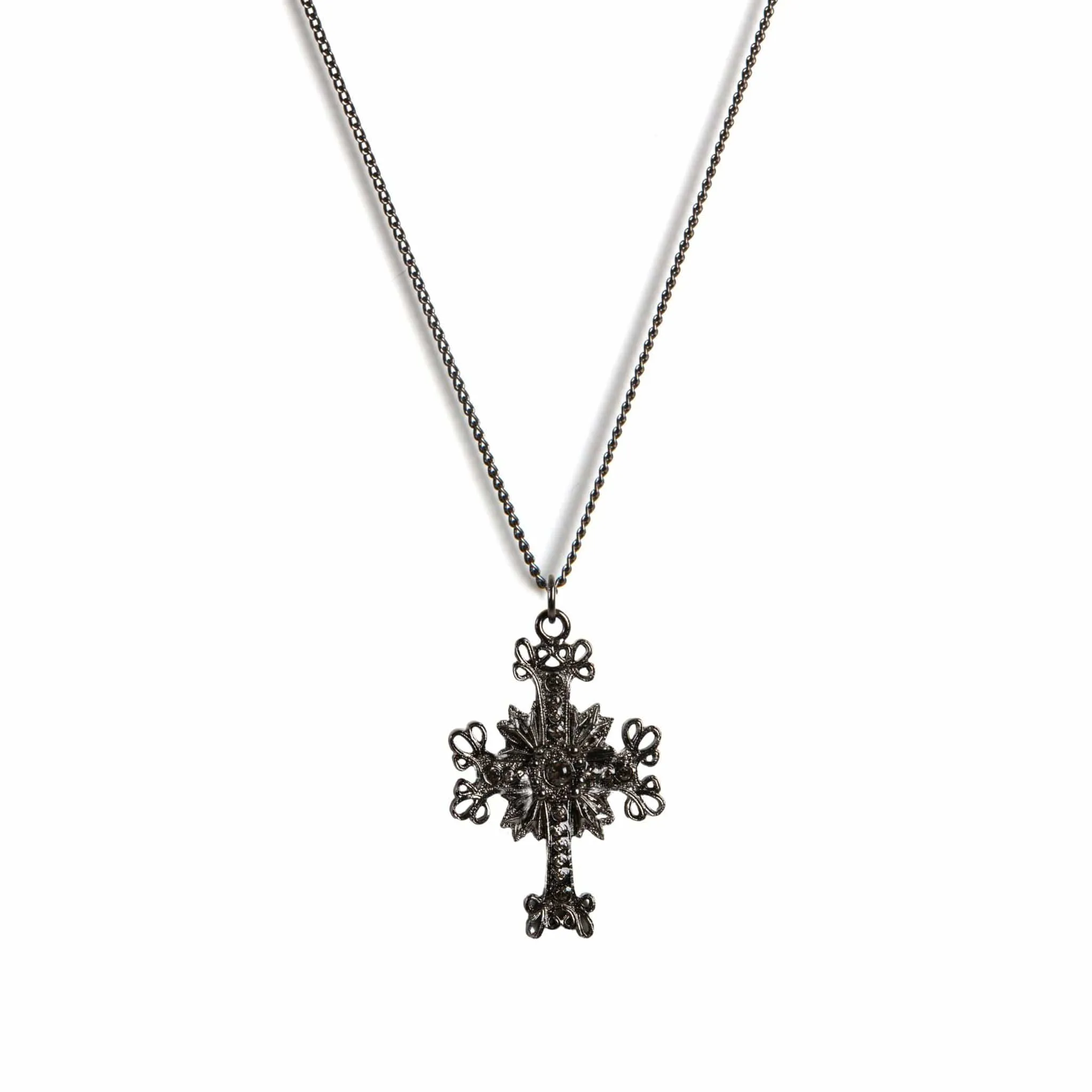Electra Cross Charm Necklace