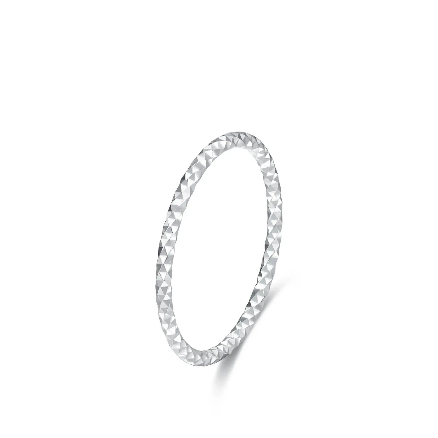 Elegant Wave Geometric Stackable Rings