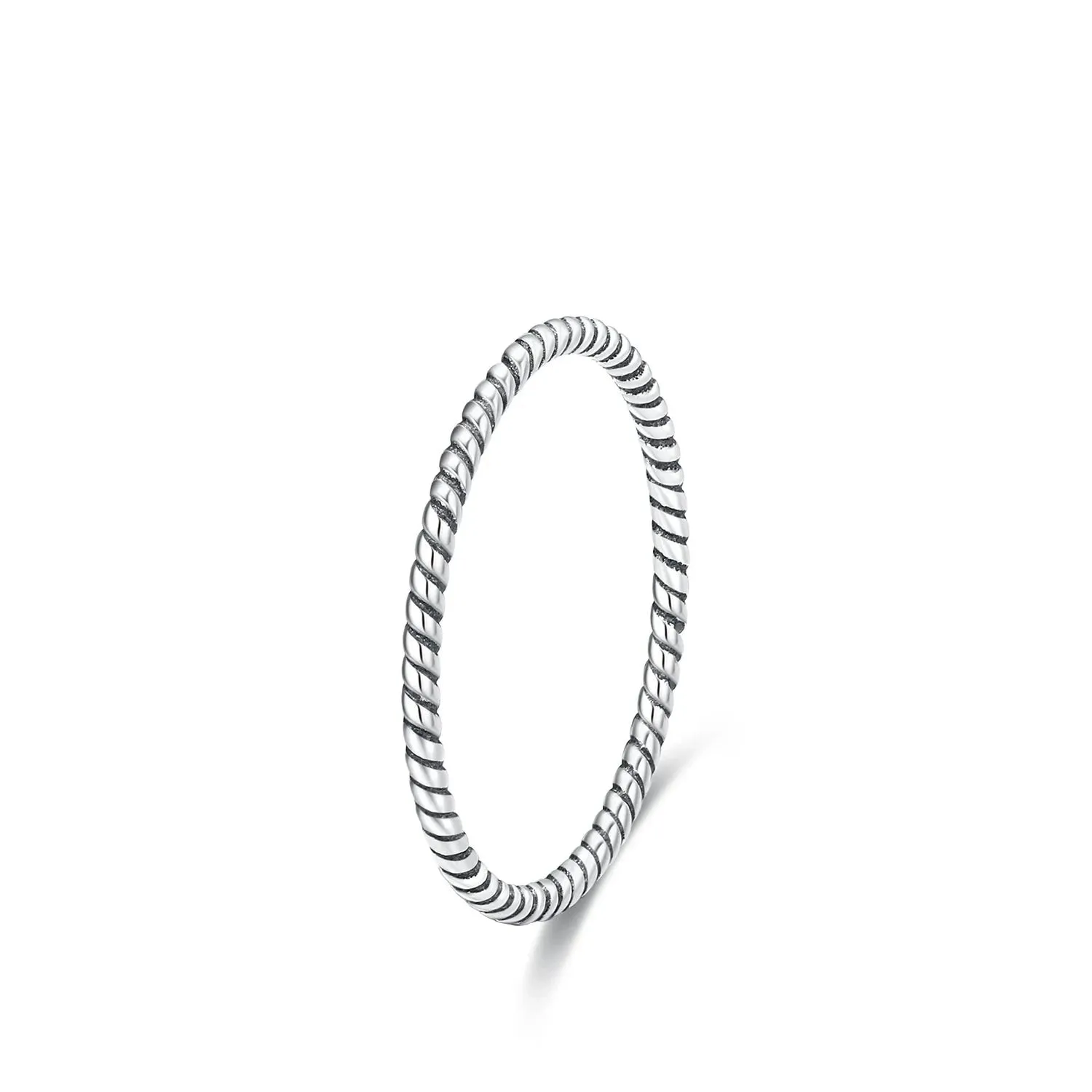 Elegant Wave Geometric Stackable Rings