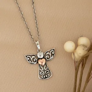 Elli Angel Celtic Pendant Necklace