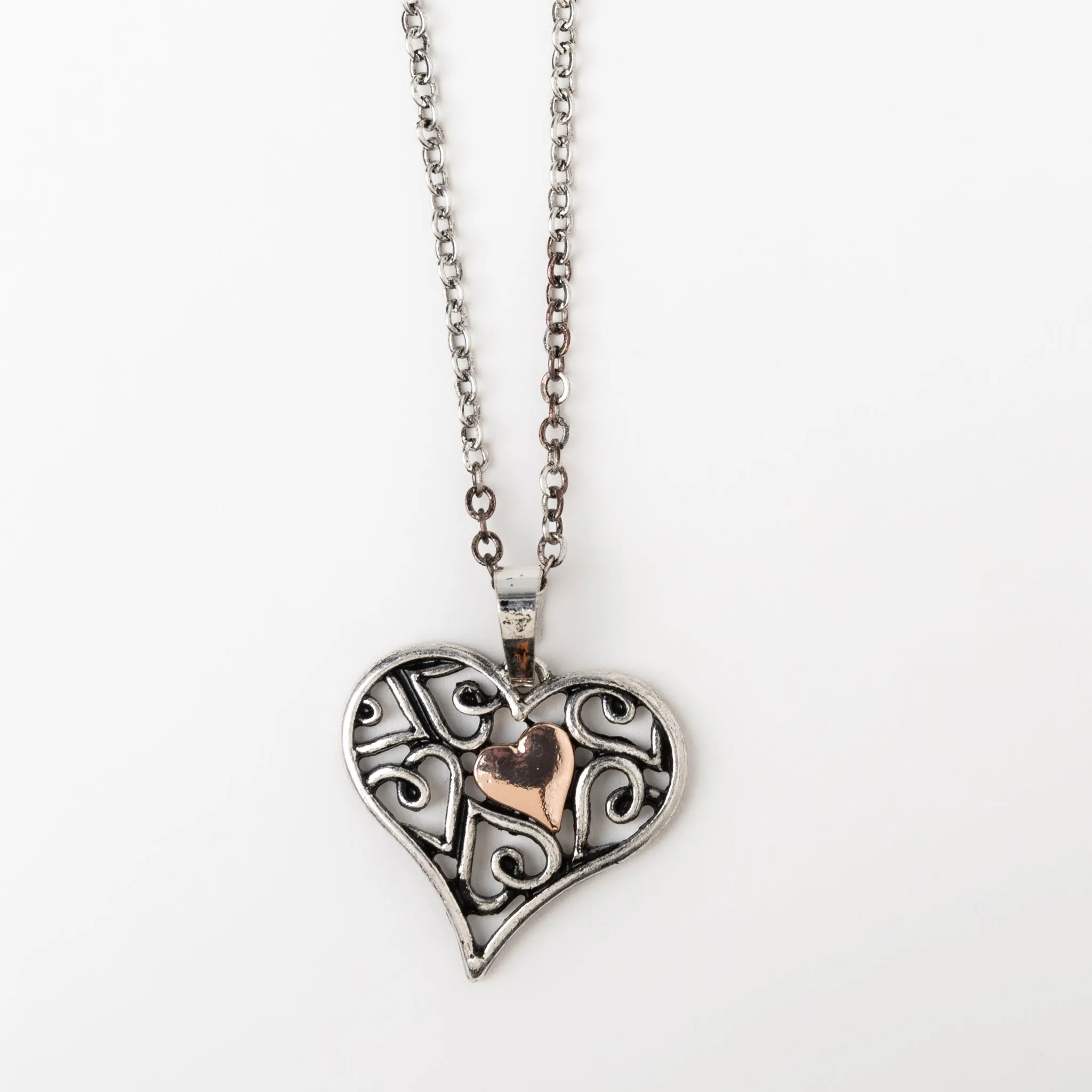 Elli Heart Celtic Pendant Necklace