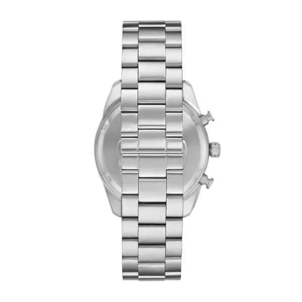 Emporoi Armani Racer Silver Stainless Steel Silver Dial Chronograph Quartz Watch for Gents - AR11636