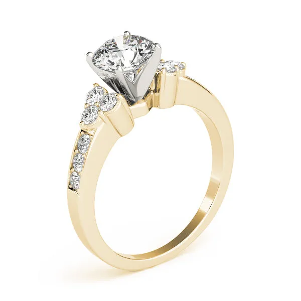 Engagement Rings Cluster Sides - TN82773