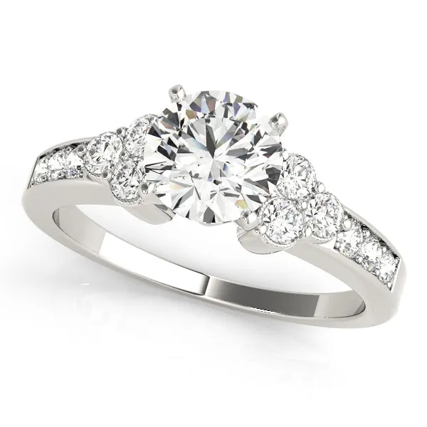Engagement Rings Cluster Sides - TN82773
