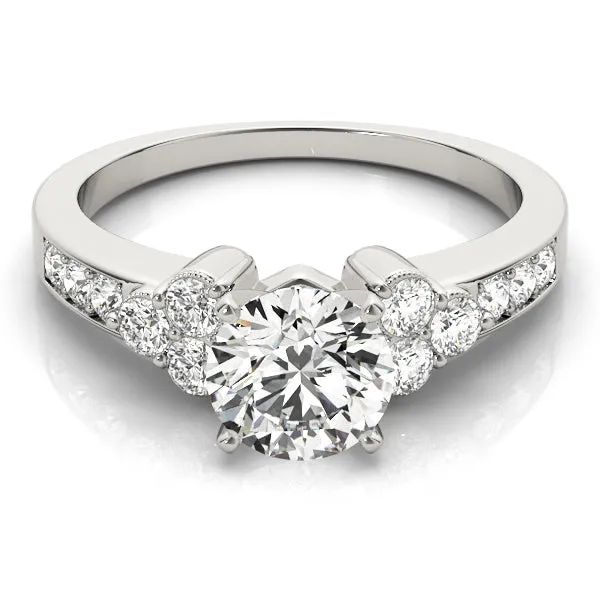 Engagement Rings Cluster Sides - TN82773