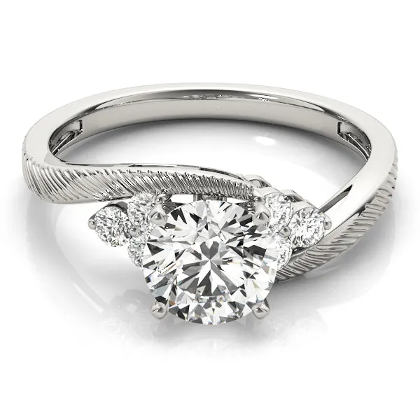 Engagement Rings Cluster Sides - TN84476