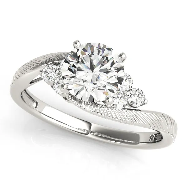 Engagement Rings Cluster Sides - TN84476