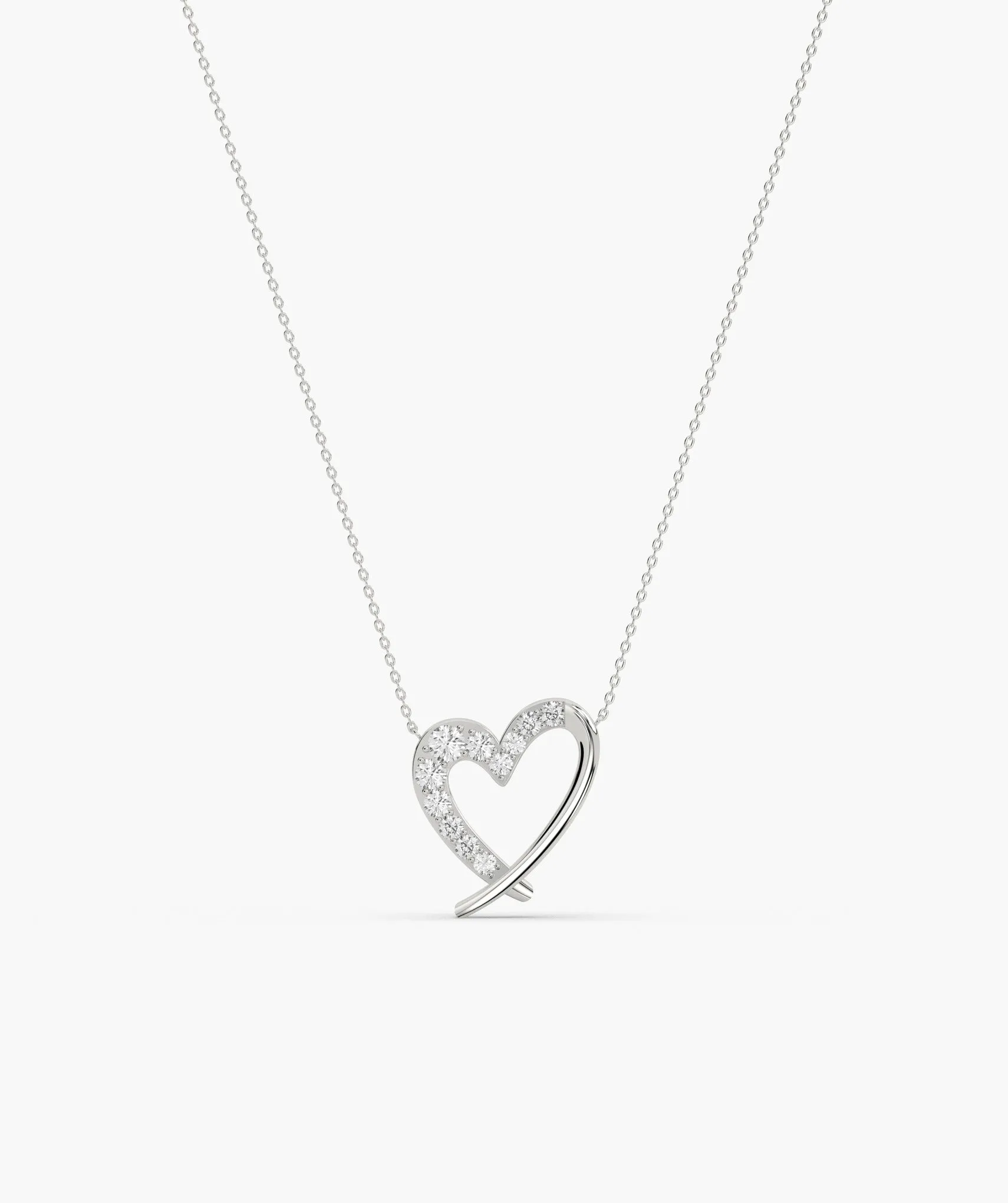 Eternal Embrace 14K Gold Heart Necklace